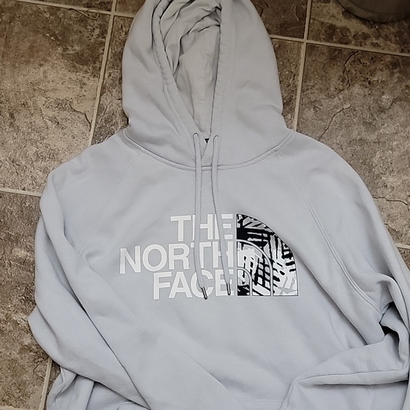 The North Face Tops - The North Face Light Blue Hoodie